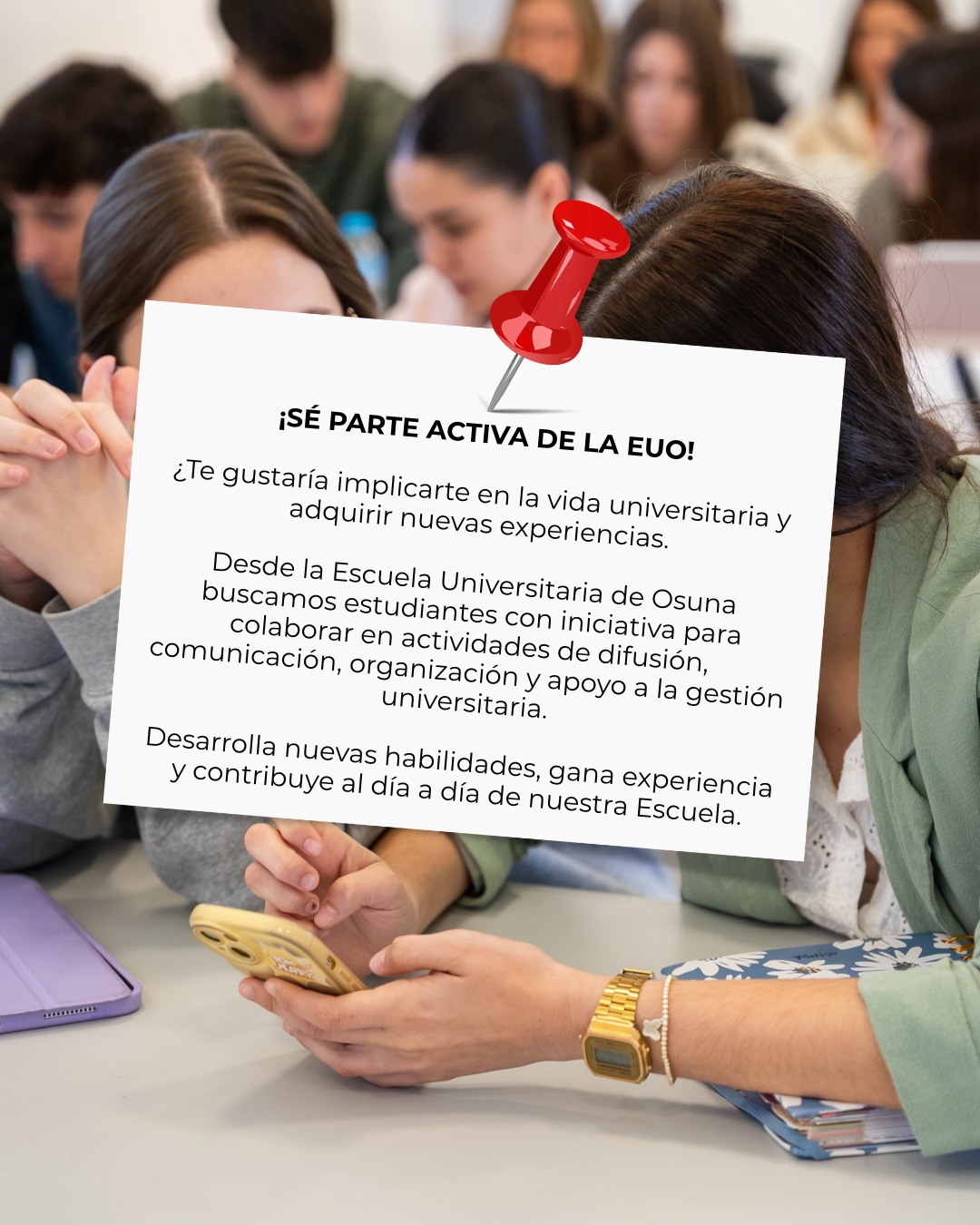 ¡¡Sé parte activa de la EUO!!
